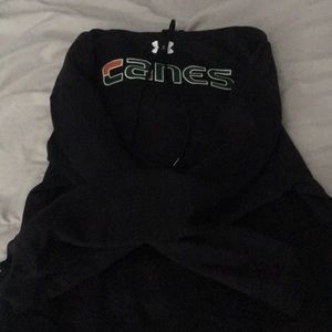 Under armor canes sweatshirt
